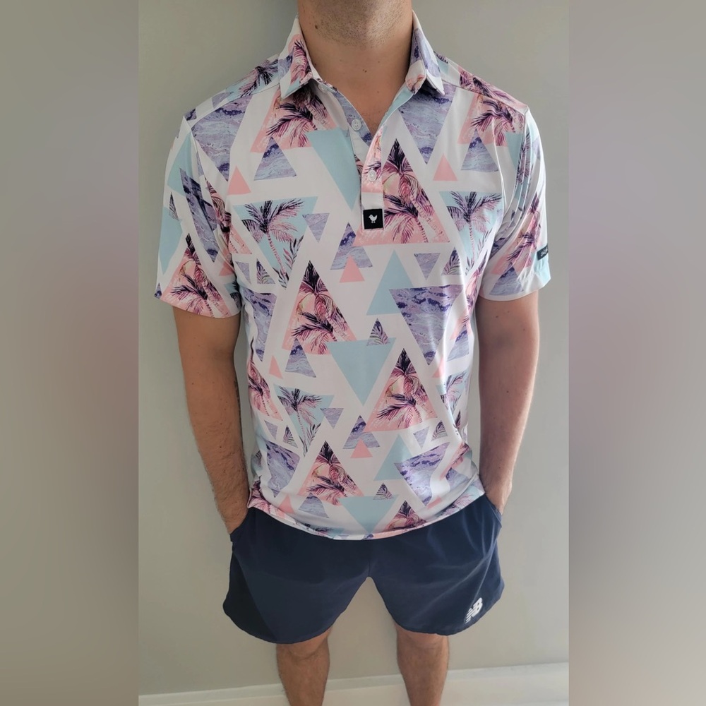 Bad Birdie Cali Men's Golf Polo Shirt